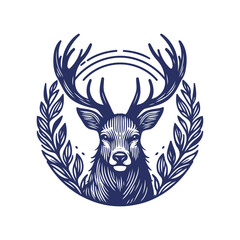 deer vector,  deer silhouette,  deer illustration