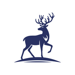 deer vector,  deer silhouette,  deer illustration