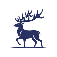 deer vector,  deer silhouette,  deer illustration