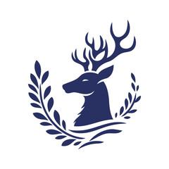deer vector,  deer silhouette,  deer illustration