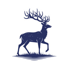 deer vector,  deer silhouette,  deer illustration