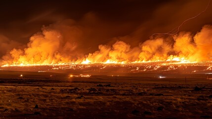 Devastating natural calamities  wildfires, volcanic eruptions, and thunderstorms wreak havoc