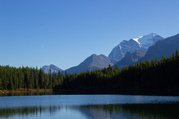 Herbert Lake in Banff National Park, Alberta, Canada.