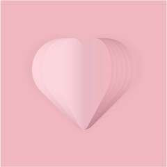 love and heart beautiful illustrator design