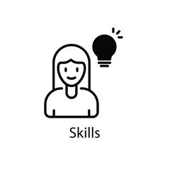 Skills vector icon