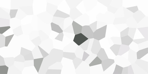 Abstract white paper cut shadows background realistic crumpled paper decoration textured with multi tiles mosaic seamless pattern. Quartz cream white Broken Stained Glass.3d shapes.