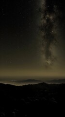 Fototapeta premium Galaxy astronomy outdoors nature.