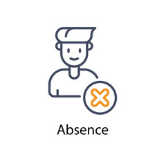 Absence vector icon