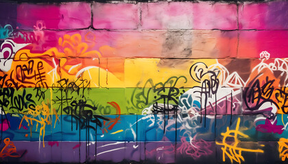 graffiti on the wall