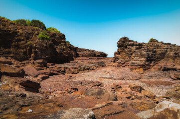 Scenic view of sea against sky-Wollongong