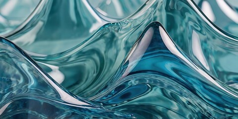 Abstract background Crystal shiny wavy texture smooth, header cover 