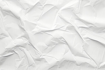 Obraz premium Processed collage of crumpled white paper sheet texture. Background for banner, backdrop or texture
