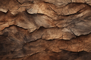 Processed collage of old tree bark trunk material texture. Background for banner, backdrop