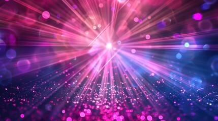 Naklejka premium Glowing dance club background with lasers and cool lights.