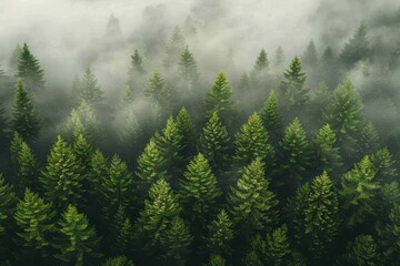 Captivating aerial views of lush woodlands   stunning forest images captured from above