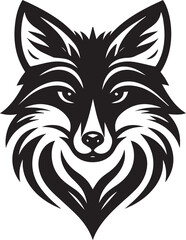 fox head vector