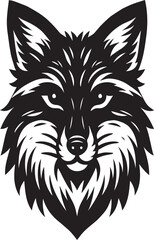 fox head vector