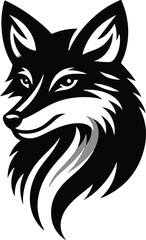 fox head vector