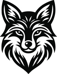 fox head vector