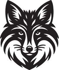 fox head vector
