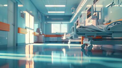 Obraz premium interior Patient rooms in Hospital.