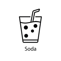 Soda vector icon