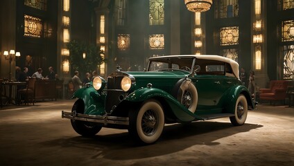 The symbolism of the green light in The Great Gatsby in a literary analysis essay ai_generated