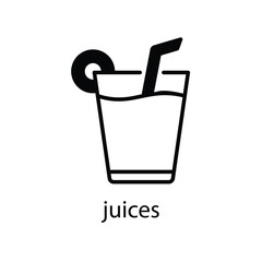 juices vector icon