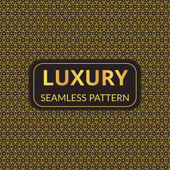 Luxury seamless golden pattern