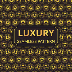 Luxury golden seamless  pattern 