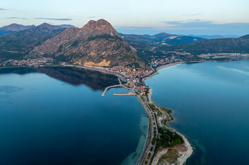 Lake Egirdir of Turkey is situated in the Isparta province. It is also known as the 'seven colored...
