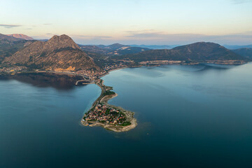 Lake Egirdir of Turkey is situated in the Isparta province. It is also known as the 'seven colored...