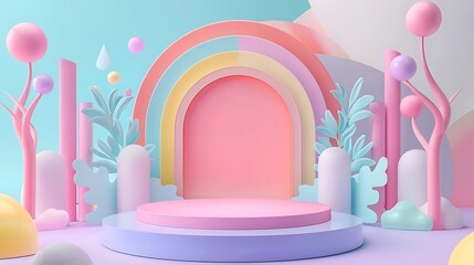 season, flip flops, pool, summertime, resort, 3d rendering, trip, space, coast, tourism, relax, copy space, render, abstract, product, podium, sky, illustration, summer, travel, beach, 3d, tropical, s