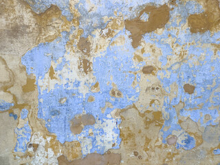 peeling paint on a wall background
