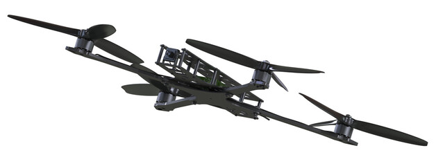 FPV racing drone with carbon frame