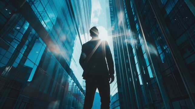 Innovative Leaders Vista, the visionaries and disruptors shaping the future of business with an image of bold entrepreneurs breaking barriers and challenging the status