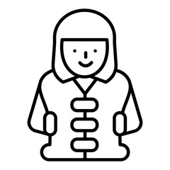 a woman wearing a life jacket