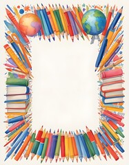 Fototapeta premium stationery background