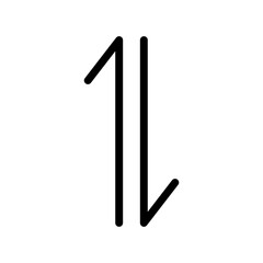 Swap Icon, Ideal for Trade and Exchange Designs