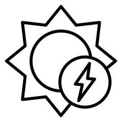 Sun Energy Icon