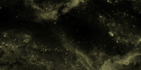 Black white space background. Abstract vector illustration with our galaxy in cosmos. Nebula galaxy background with Twinkling Beautiful Stars and Constellations.