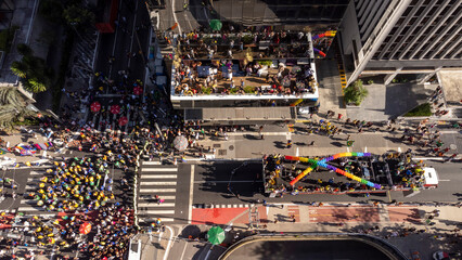 São Paulo, Brazil - June 2, 2024 - This weekend, the 28th edition, the São Paulo LGBT+ Pride...