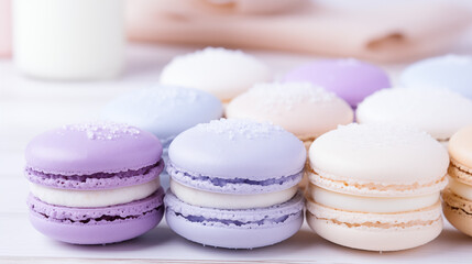 Obraz premium Colorful Assorted Macarons