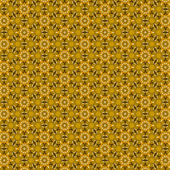 Abstract geometric floral mosaic background, pattern, tile Autumn minimalist limited colors