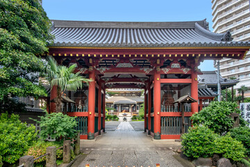 Naklejka premium 東京都港区北青山の南命山善光寺