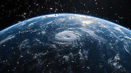 Space Debris Increasing amounts of debris in Earths orbit could lead to collisions that damage satellites and space missions, affecting global communications and navigation systems