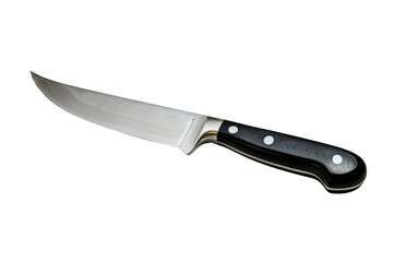 Sharp Kitchen Knife isolated on white backgground