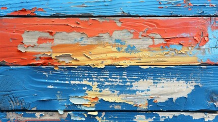 Obraz premium Wood fibers painting scratched texture