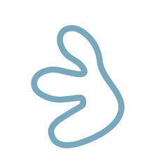 Obraz premium abstract shape line art