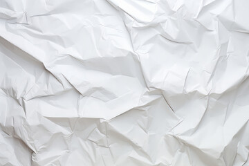 Obraz premium Processed collage of crumpled white paper sheet texture. Background for banner, backdrop or texture